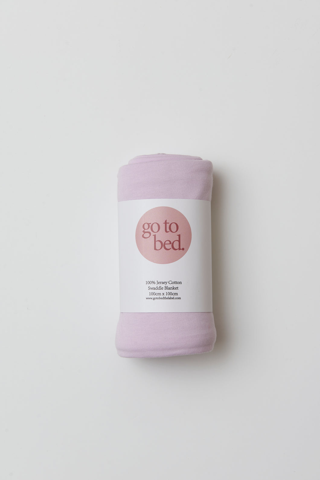 Jersey Swaddle Blanket in Lilac