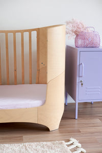 Jersey Cot Sheet in Lilac