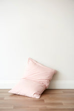 Load image into Gallery viewer, Jersey Pillowcase in Rose
